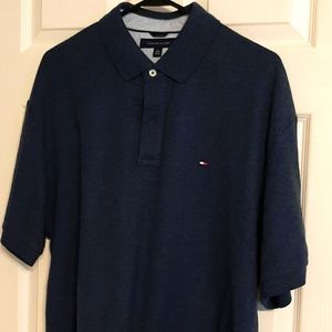 Mens XL Tommy Hilfiger Navy Polo